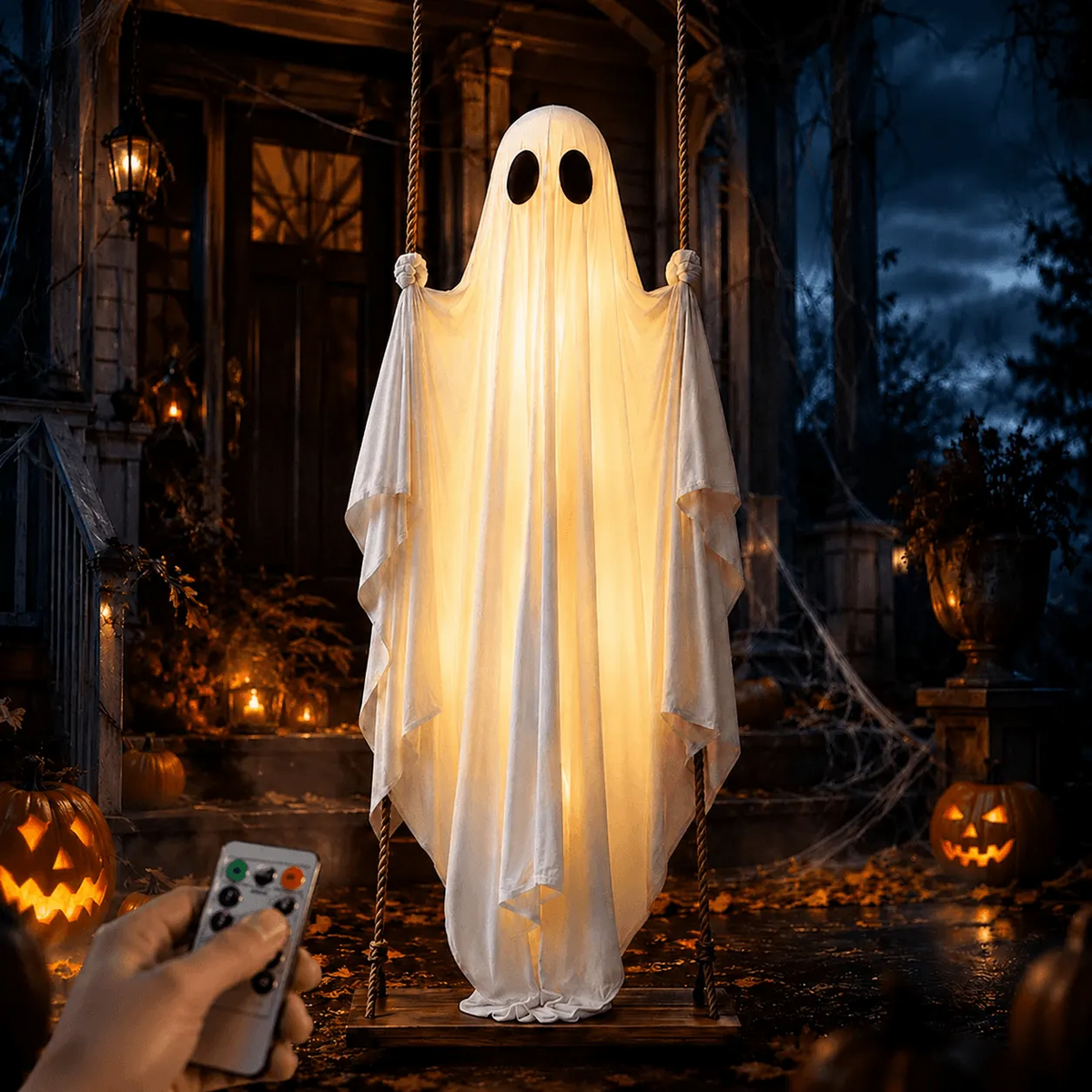 Hudson & Jurgen – 5FT Hanging Ghost Decor