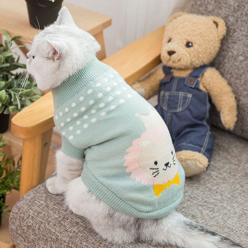 Tiermuster Haustierpullover