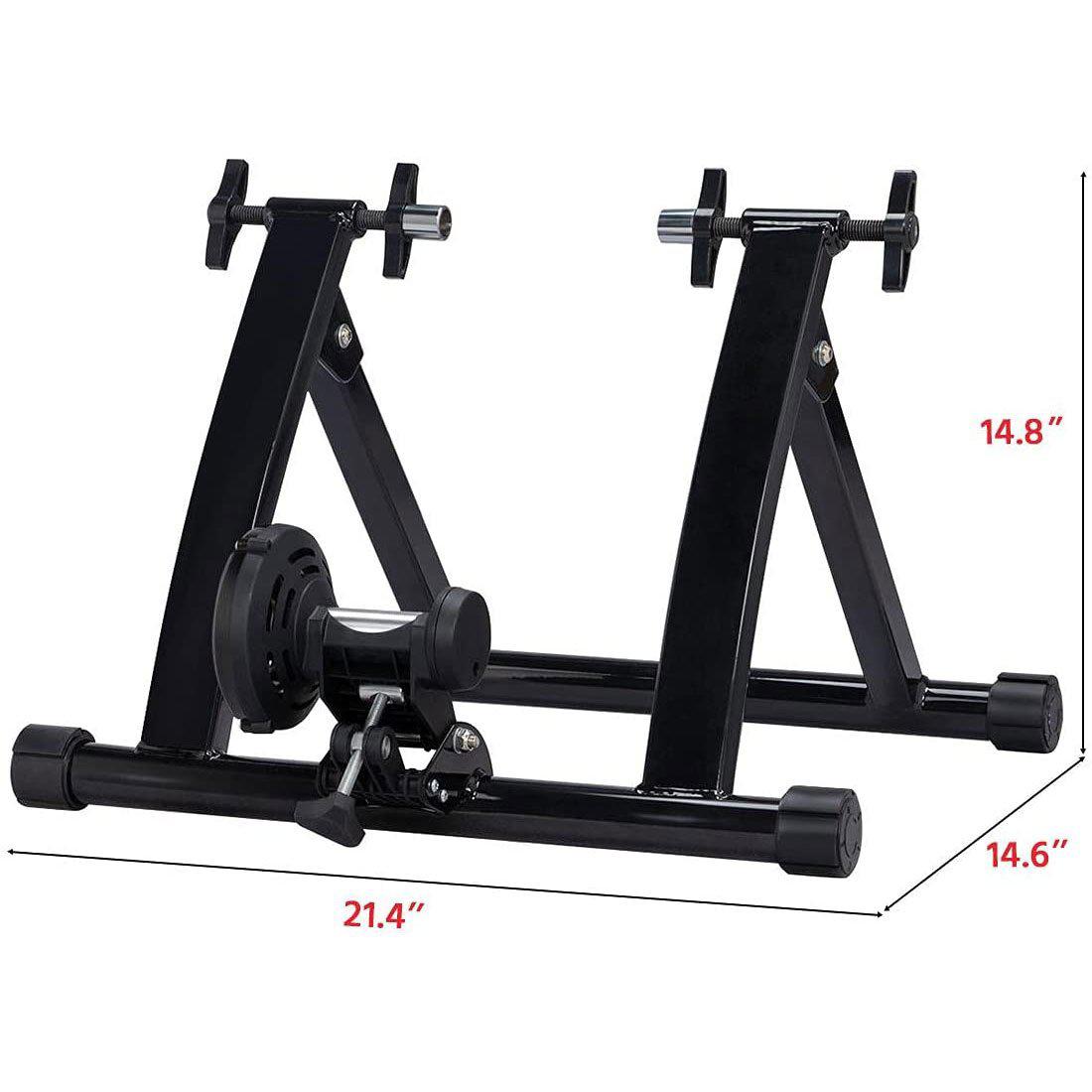 Bike Trainer - Stationary Bike Stand - Indoor Bike Trainer Stand - Magnetic Bicycle Trainer Stand - Bike Exercise Stand - Bike Stand For Indoor Riding