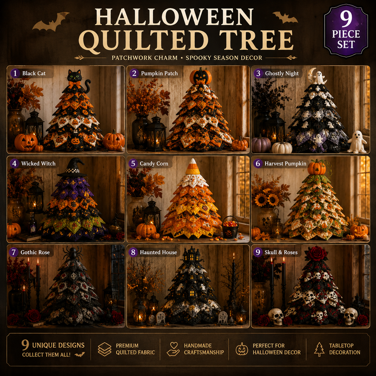 Hudson & Jurgen – Handmade Halloween Tree Craft Kit