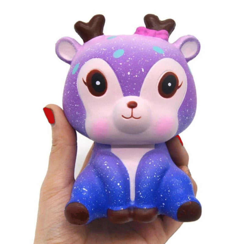 Jumbo Kawaii Galaxy Deer Squishy Toy