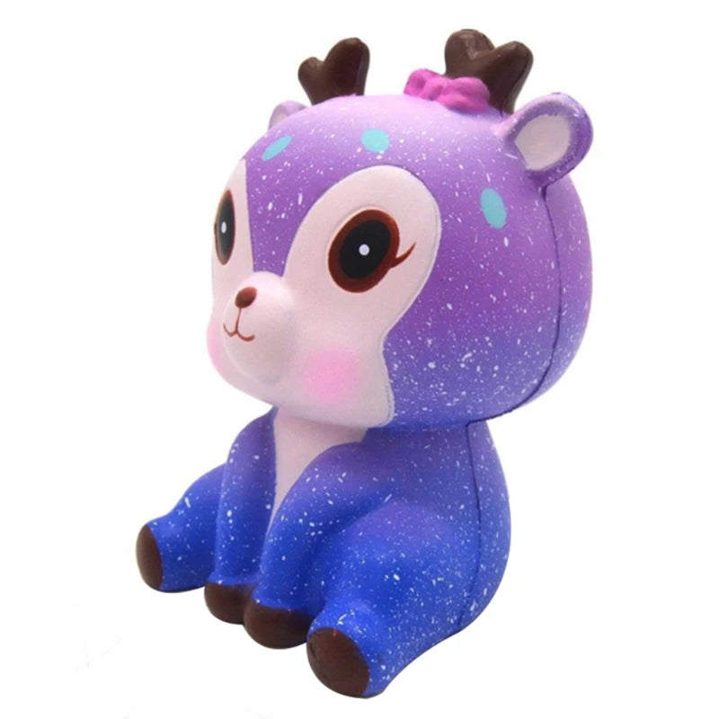 Jumbo Kawaii Galaxy Deer Squishy Toy