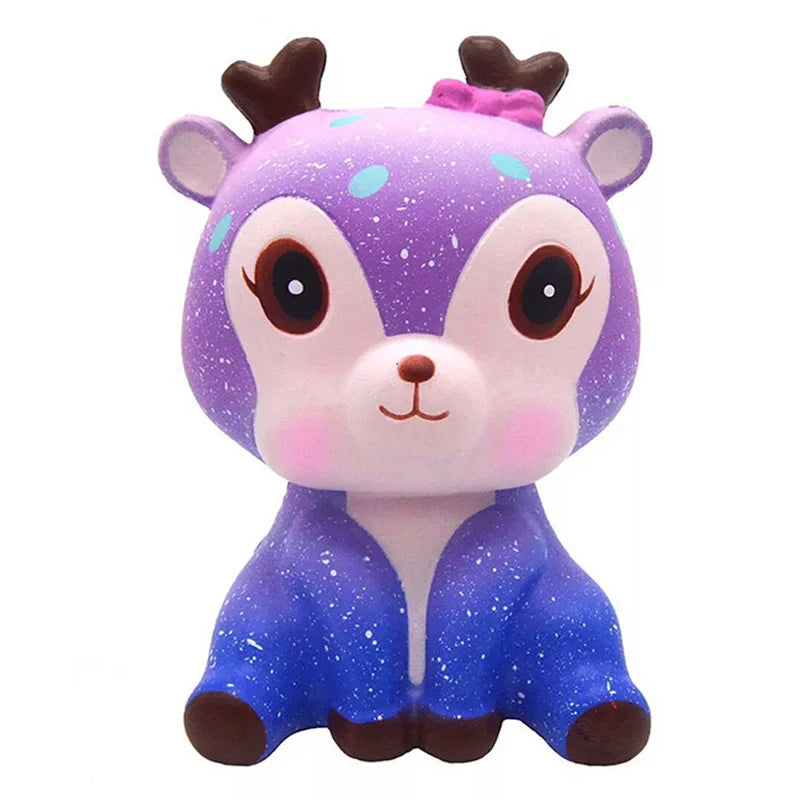 Jumbo Kawaii Galaxy Deer Squishy Toy