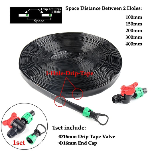 16mm Micro Irrigation Drip Tape – 20M / 50M / 100M