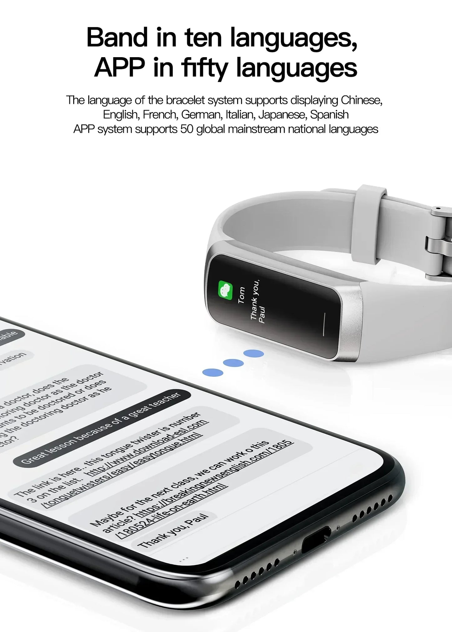 Smart Watch – Full Touch EGC Fitness Tracker