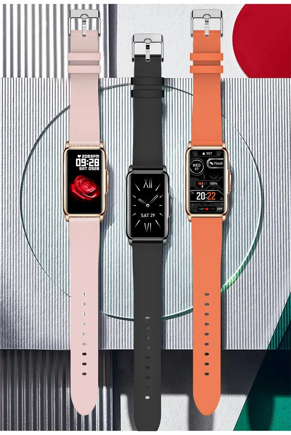 Smart Watch für Männer & Frauen – Voller Touch Fitness Tracker