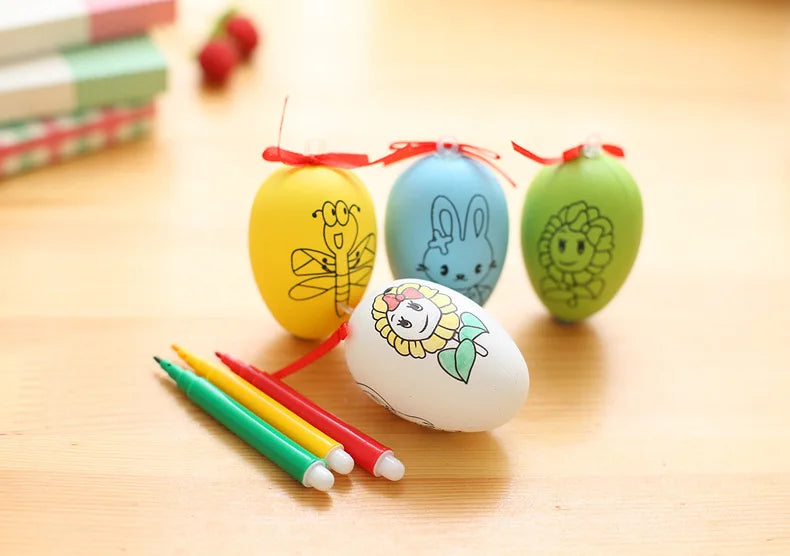 Set of 5 DIY Foam Easter Eggs
