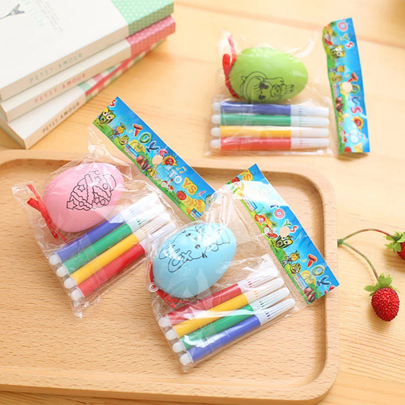 Set of 5 DIY Foam Easter Eggs