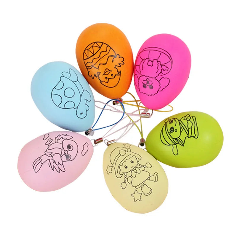 Set of 5 DIY Foam Easter Eggs