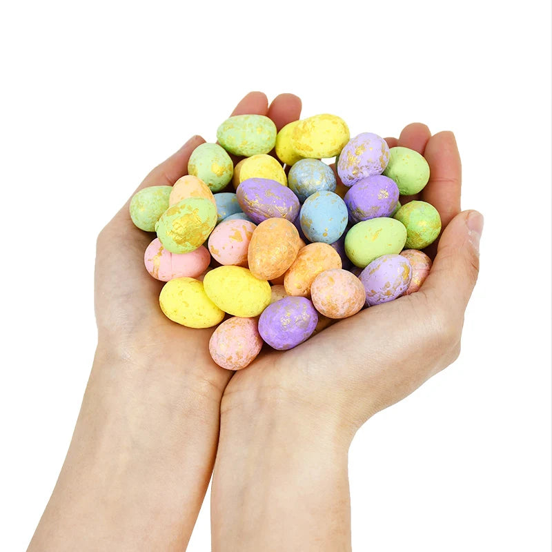 50Pcs Mini Foam Easter Eggs