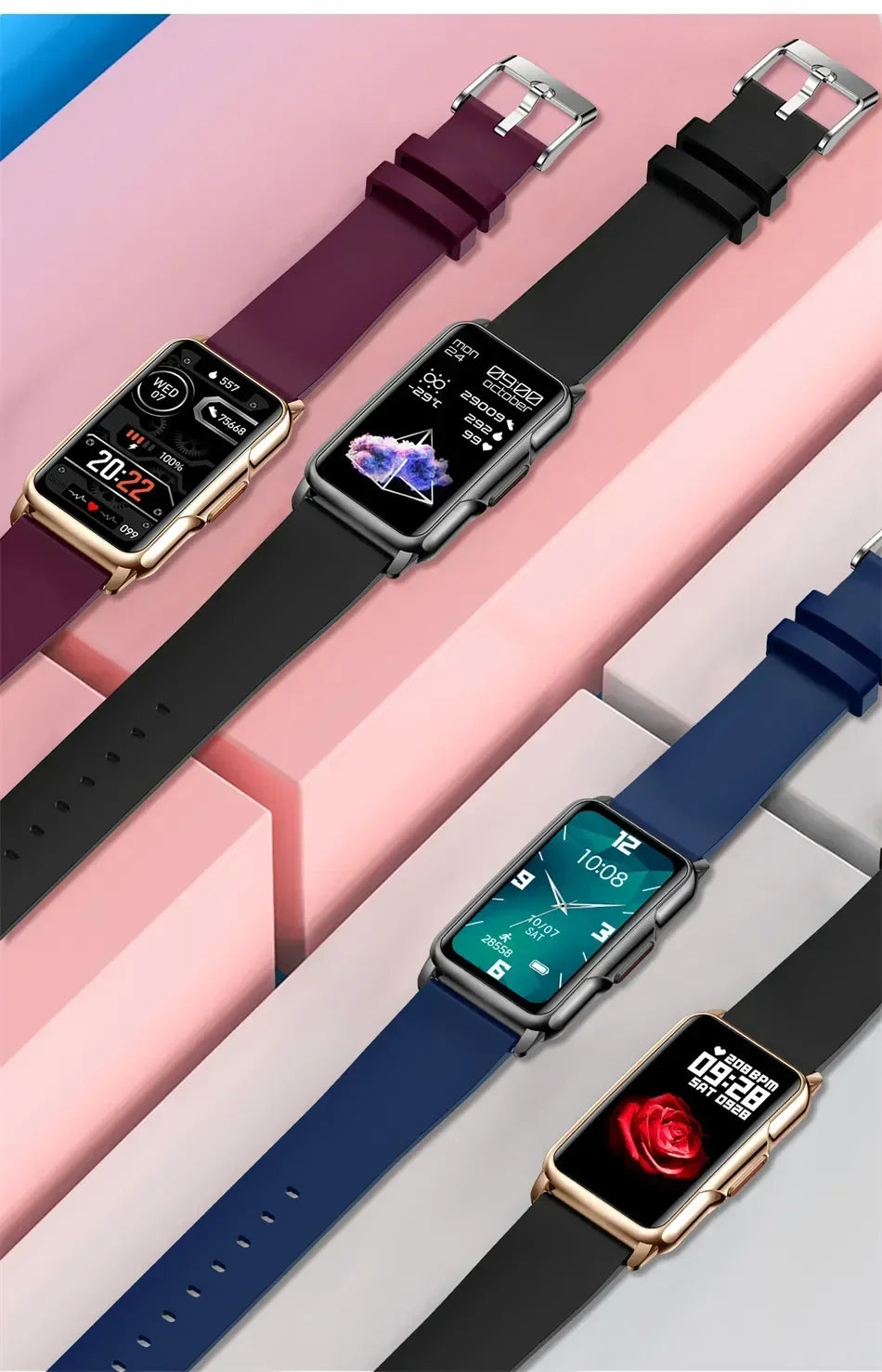 Smart Watch für Männer & Frauen – Voller Touch Fitness Tracker