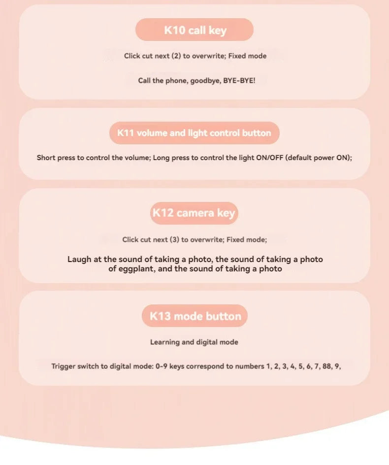 Cartoon Radish Toy Phone – Educational & Interactive Learning for Kids