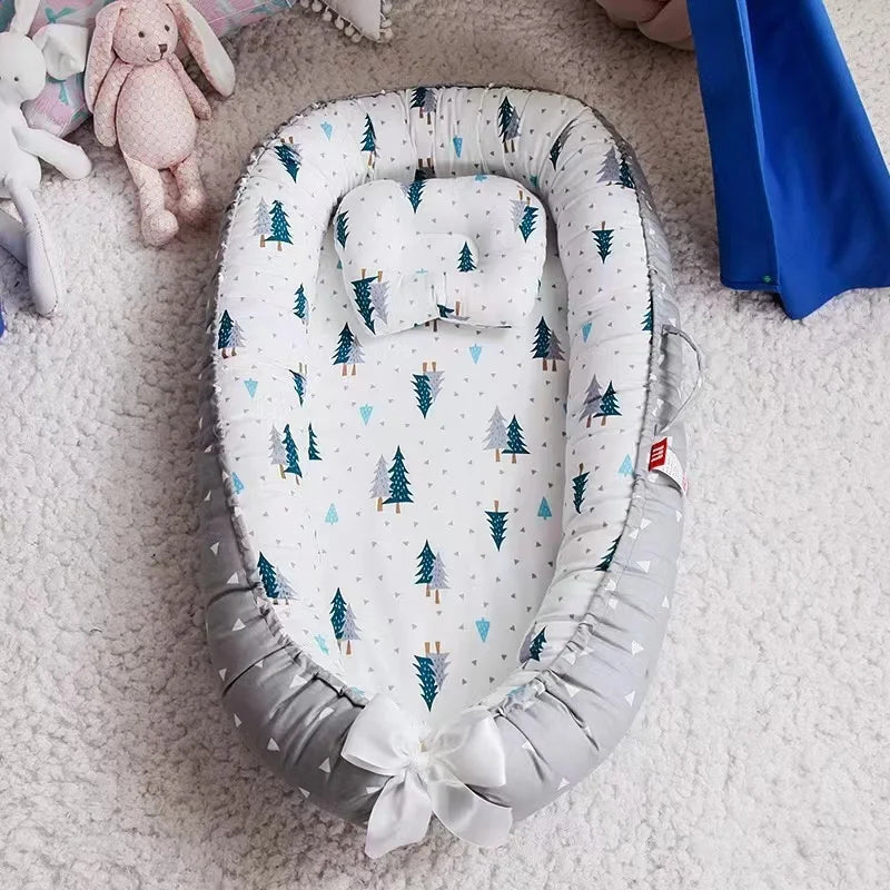 Portable Baby Nest for Co-Sleeping – Breathable & Adjustable