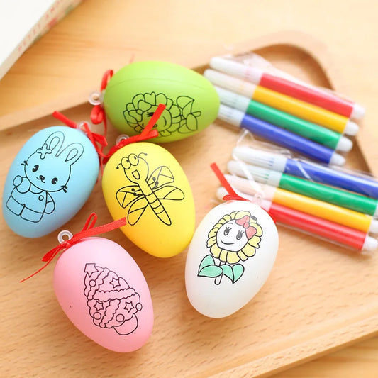 Set of 5 DIY Foam Easter Eggs