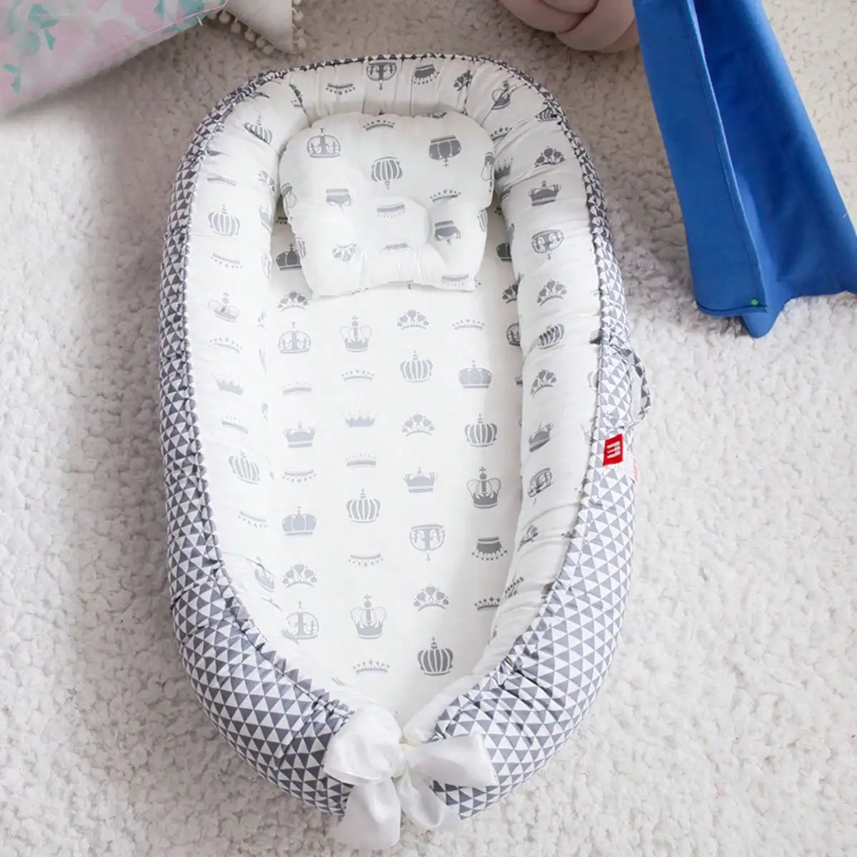 Portable Baby Nest for Co-Sleeping – Breathable & Adjustable