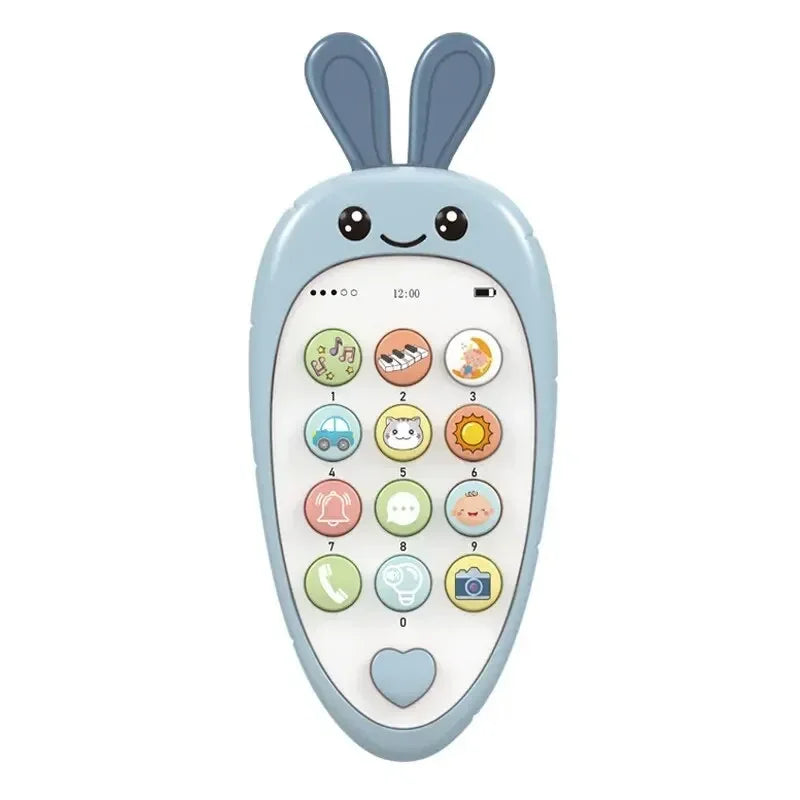 Cartoon Radish Toy Phone – Educational & Interactive Learning for Kids