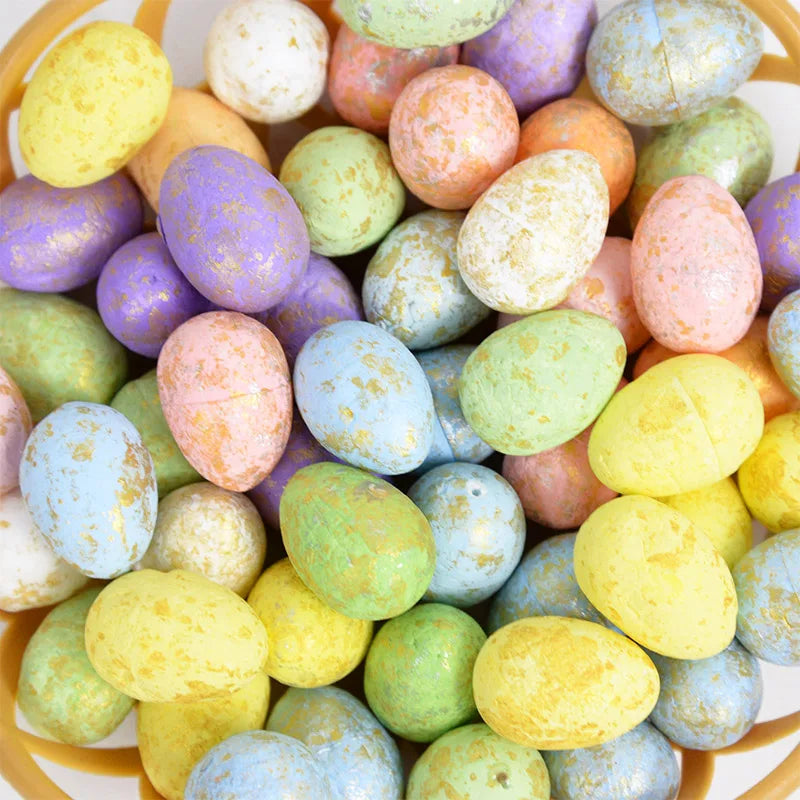 50Pcs Mini Foam Easter Eggs