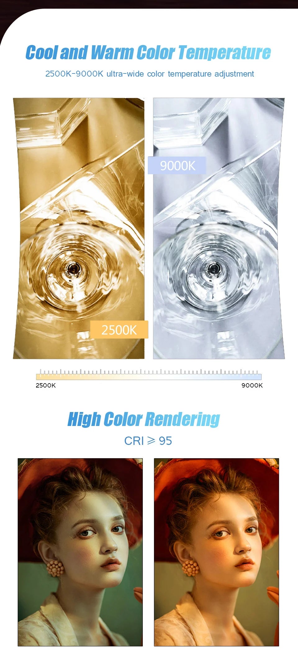 Handheld RGB LED Light Wand – 50CM Photography Studio Lamp