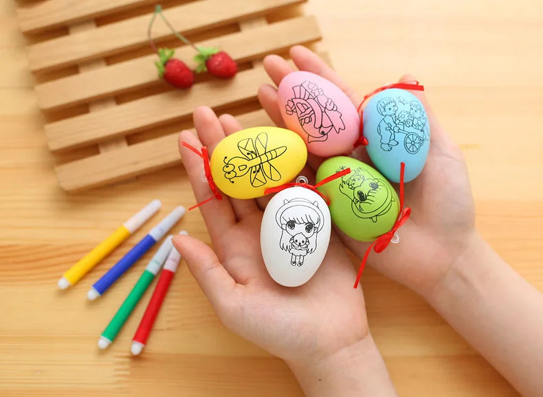 Set of 5 DIY Foam Easter Eggs