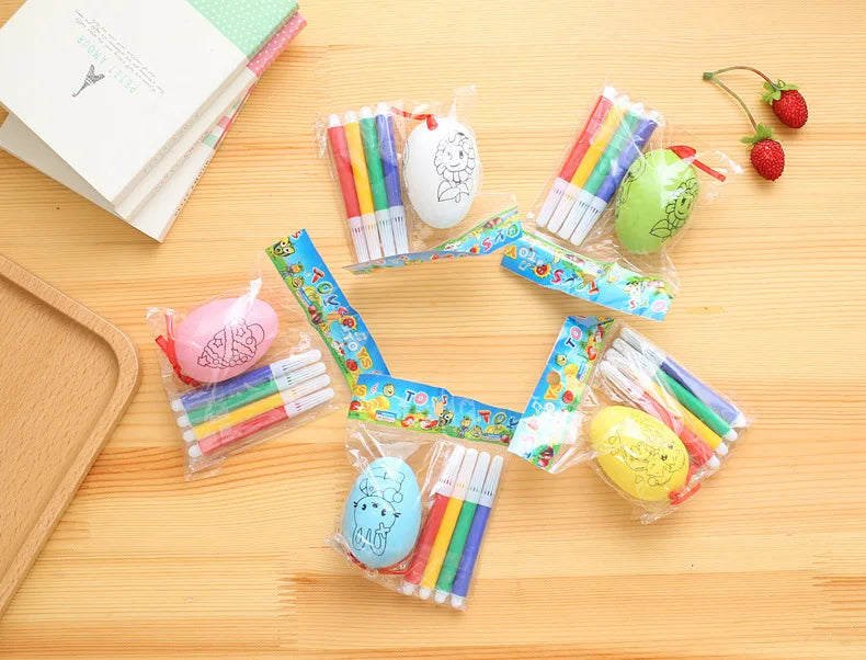 Set of 5 DIY Foam Easter Eggs