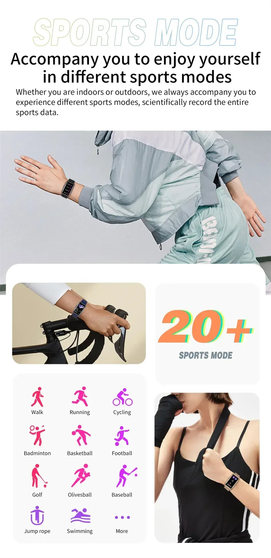Smart Watch für Männer & Frauen – Voller Touch Fitness Tracker