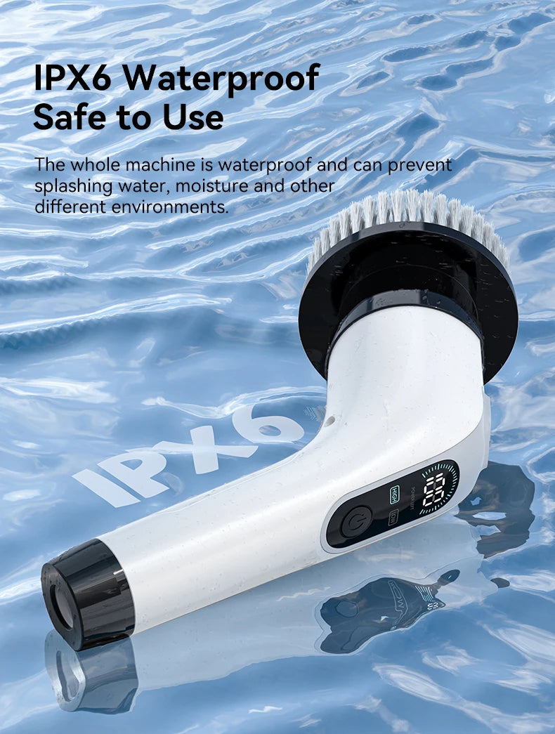 Cordless Electric Cleaning Brush – Powerful Spin Scrubber for Bathroom & Kitchen