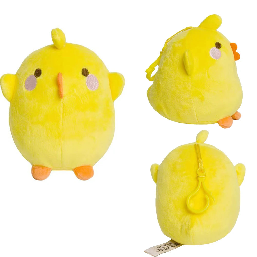 14cm Plush Keychain – Cute Rabbit & Chick Pendant Stuffed Doll for Kids