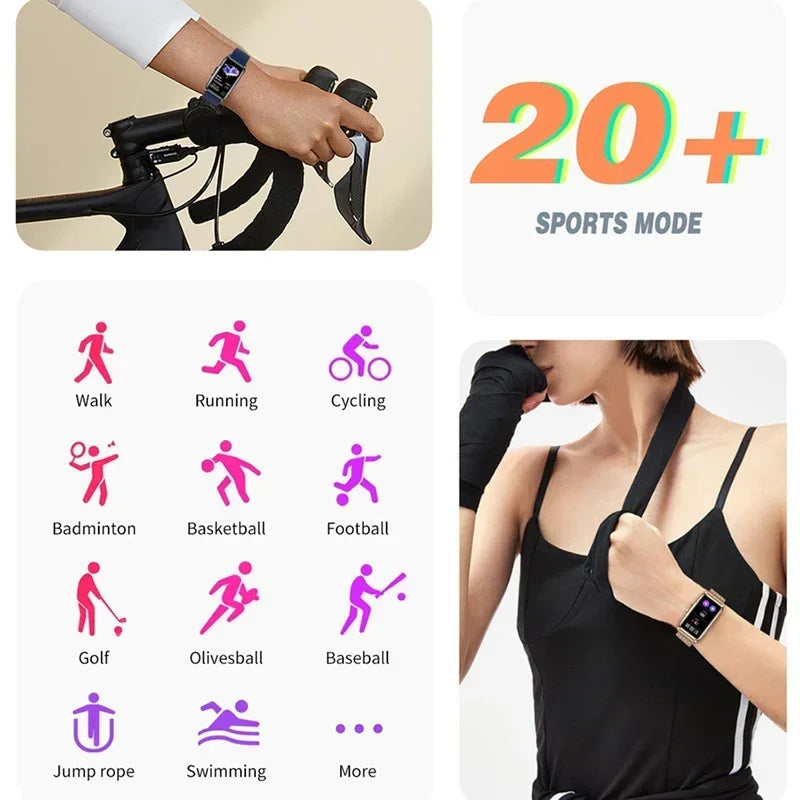 Smart Watch für Männer & Frauen – Voller Touch Fitness Tracker