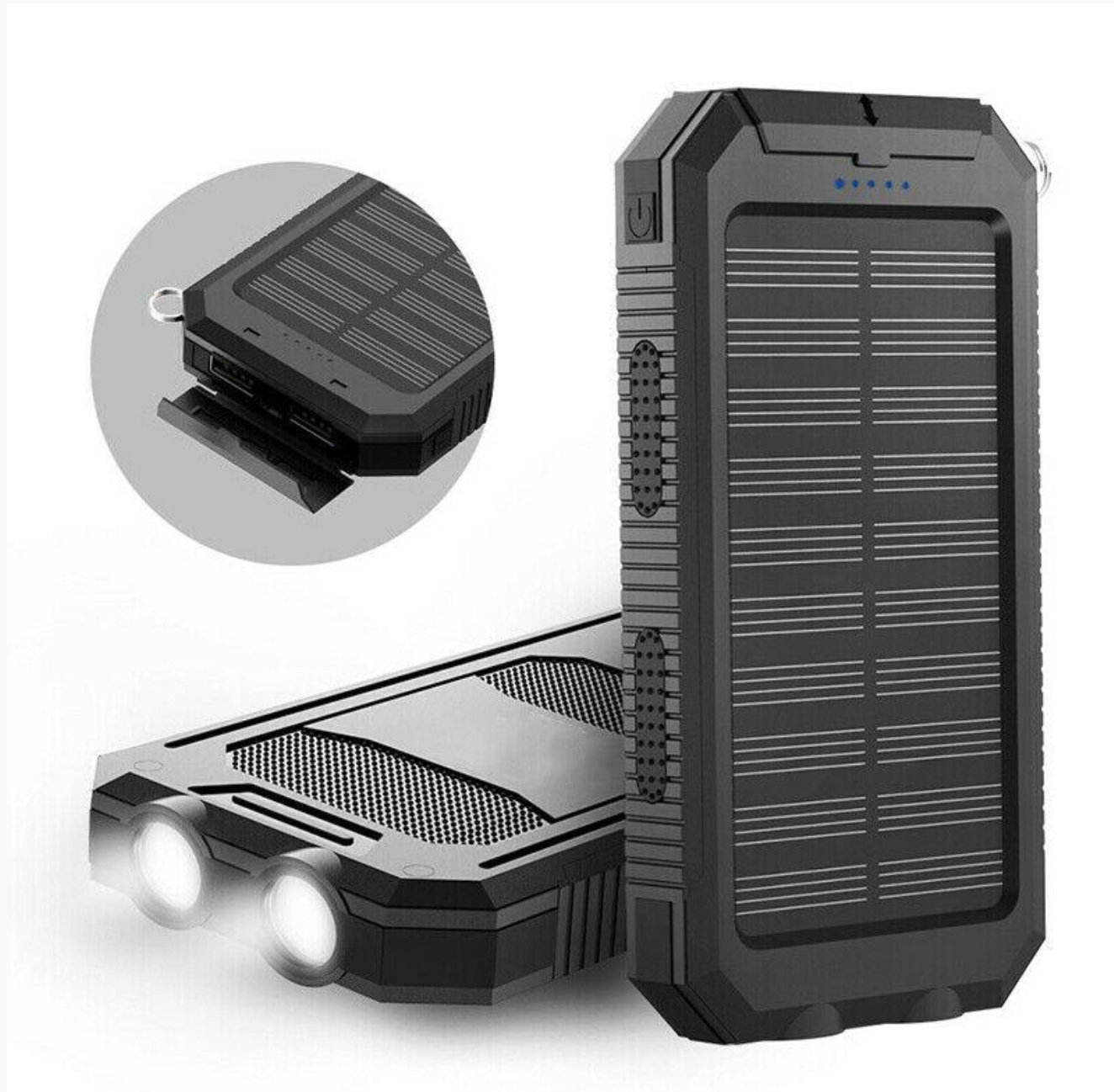500000mAh Solar-Ladegerät Wasserdichte Powerbank Extern