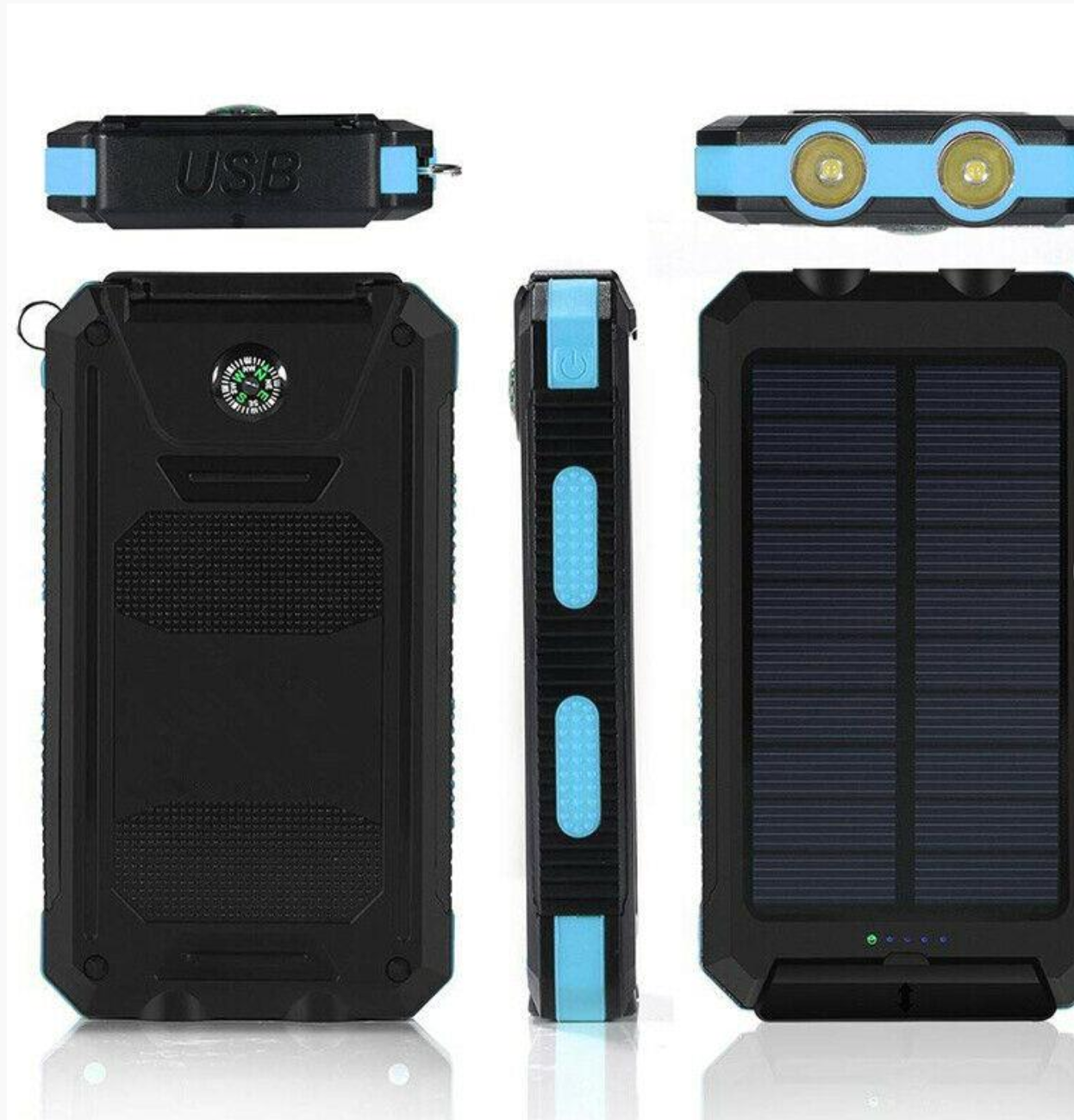 500000mAh Solar-Ladegerät Wasserdichte Powerbank Extern