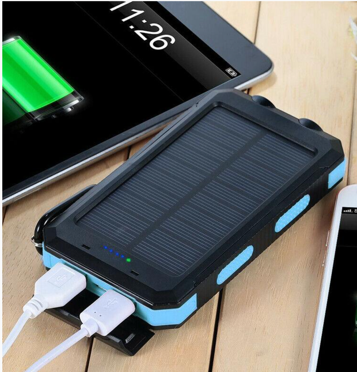 500000mAh Solar-Ladegerät Wasserdichte Powerbank Extern