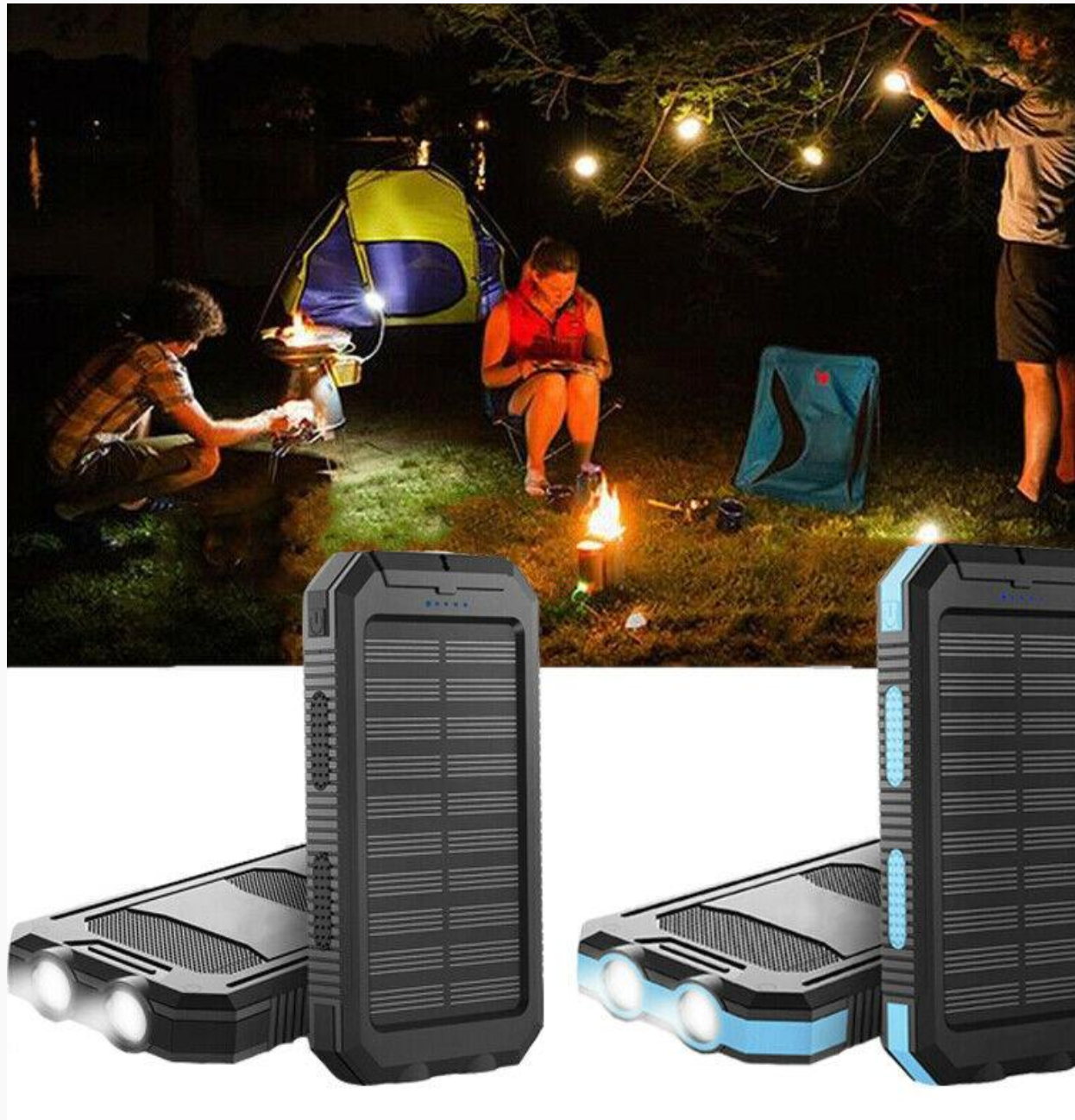 500000mAh Solar-Ladegerät Wasserdichte Powerbank Extern