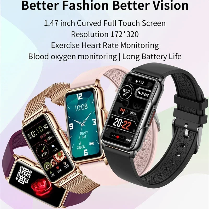 Smart Watch für Männer & Frauen – Voller Touch Fitness Tracker