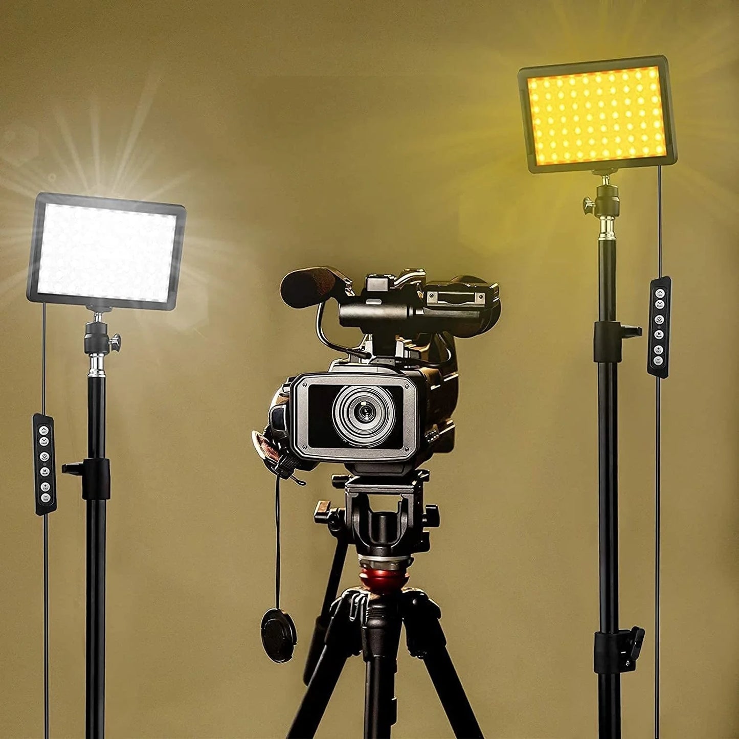 LED Video Light Camera Photography Kit – With Tripod & RGB Filters