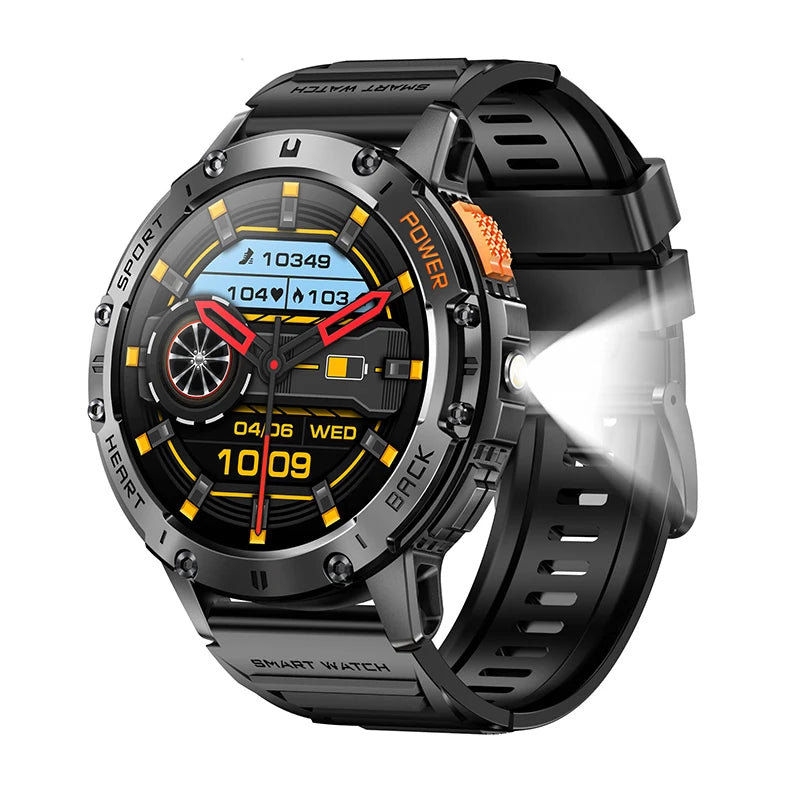 AMOLED Smart Watch – Waterproof Fitness Tracker with Bluetooth Calling