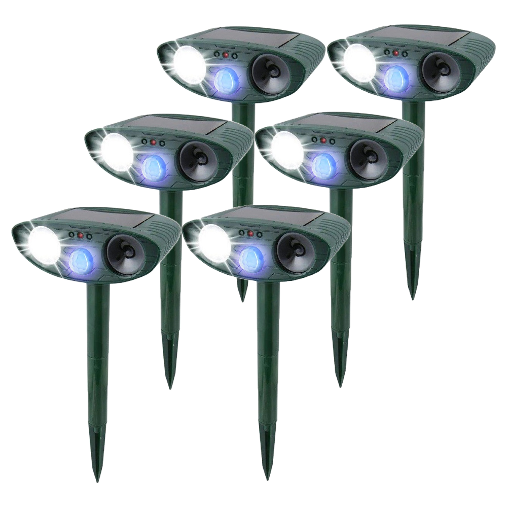 Ultralyd Kanin Afskrækkende – Soldrevet og Blinkende Lys – Bliv Fri for Kaniner