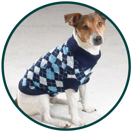 Boxed Pattern Sweater