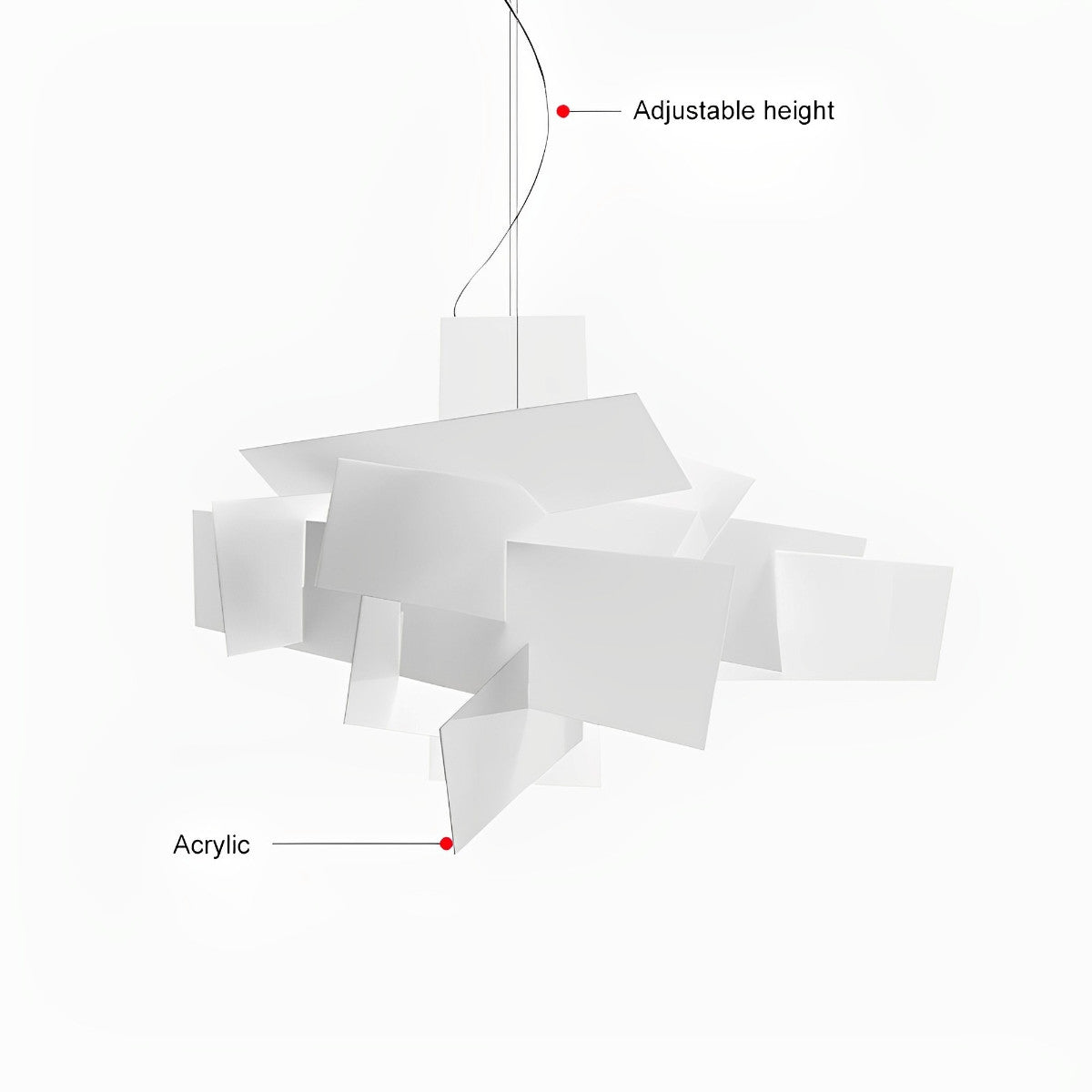 Modern Minimalist Geometric Art Pendant Light