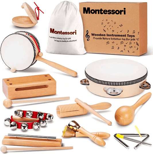 Montessori Musikinstrumenten-Set | Montessori spielzeug