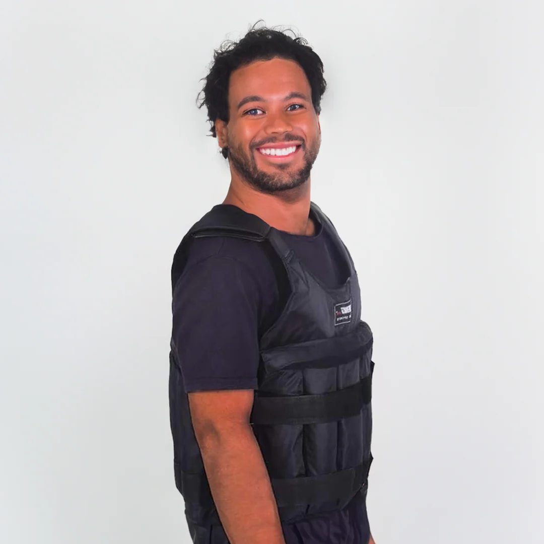 110 Pound Adjustable Exercise Weighted Vest (Weight not included)