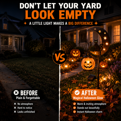 Ventayo – Solcelledrevet Halloween-havelampe