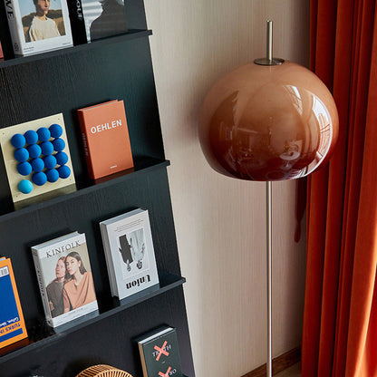 Modern Retro Mushroom Glass Light Standing Floor Lamp For Living Room
