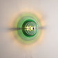 Modern Colorful Iron Acrylic Flying Saucer Shade Light Wall Sconce Lamp For Room