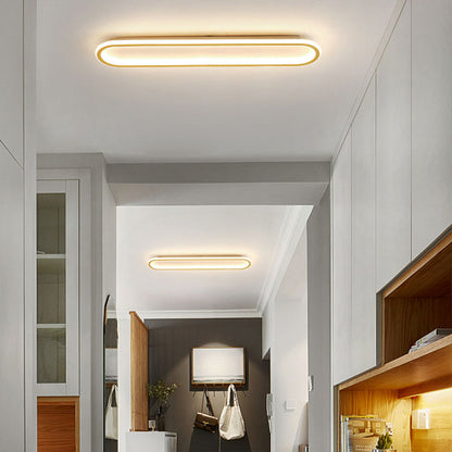 Minimalist Rectangular Flush Mount Ceiling Light