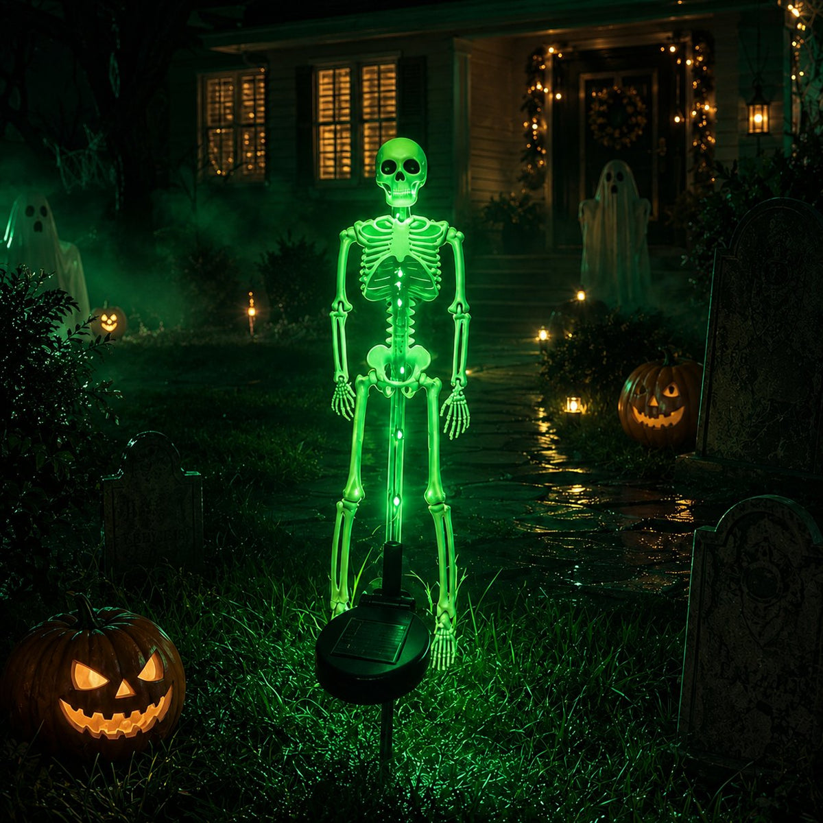 Ventayo – LED-skeletpynt til haven