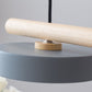 Scandinavian Round Resin Bird Wood Linear Island LED Chandelier Light