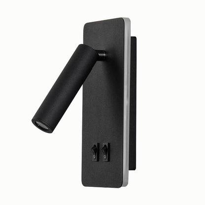 Minimalist Rectangle Spotlight Rotatable LED Reading Wall Sconce Lamp