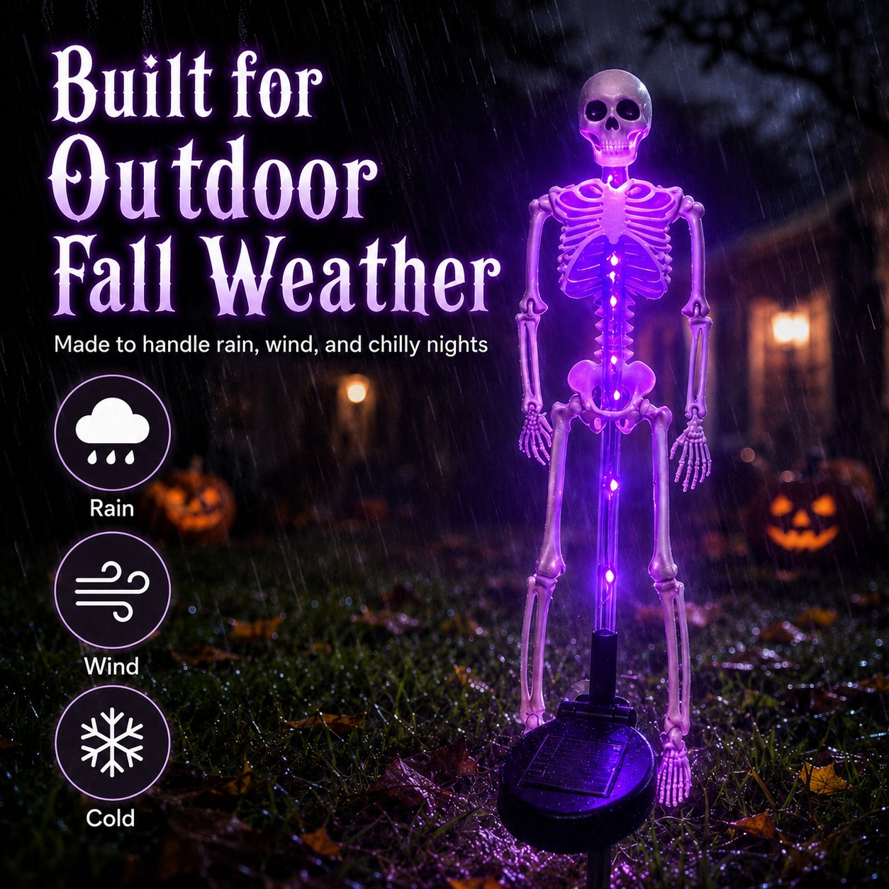 Ventayo – LED-skeletpynt til haven
