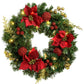 Pre-Lit LED Light Wreath Illuminated with 20 LED Lights