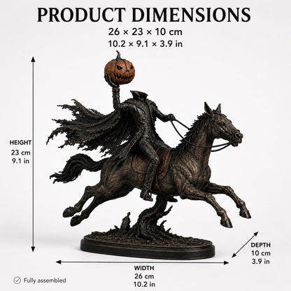Ventayo – Halloween-Statue des kopflosen Reiters